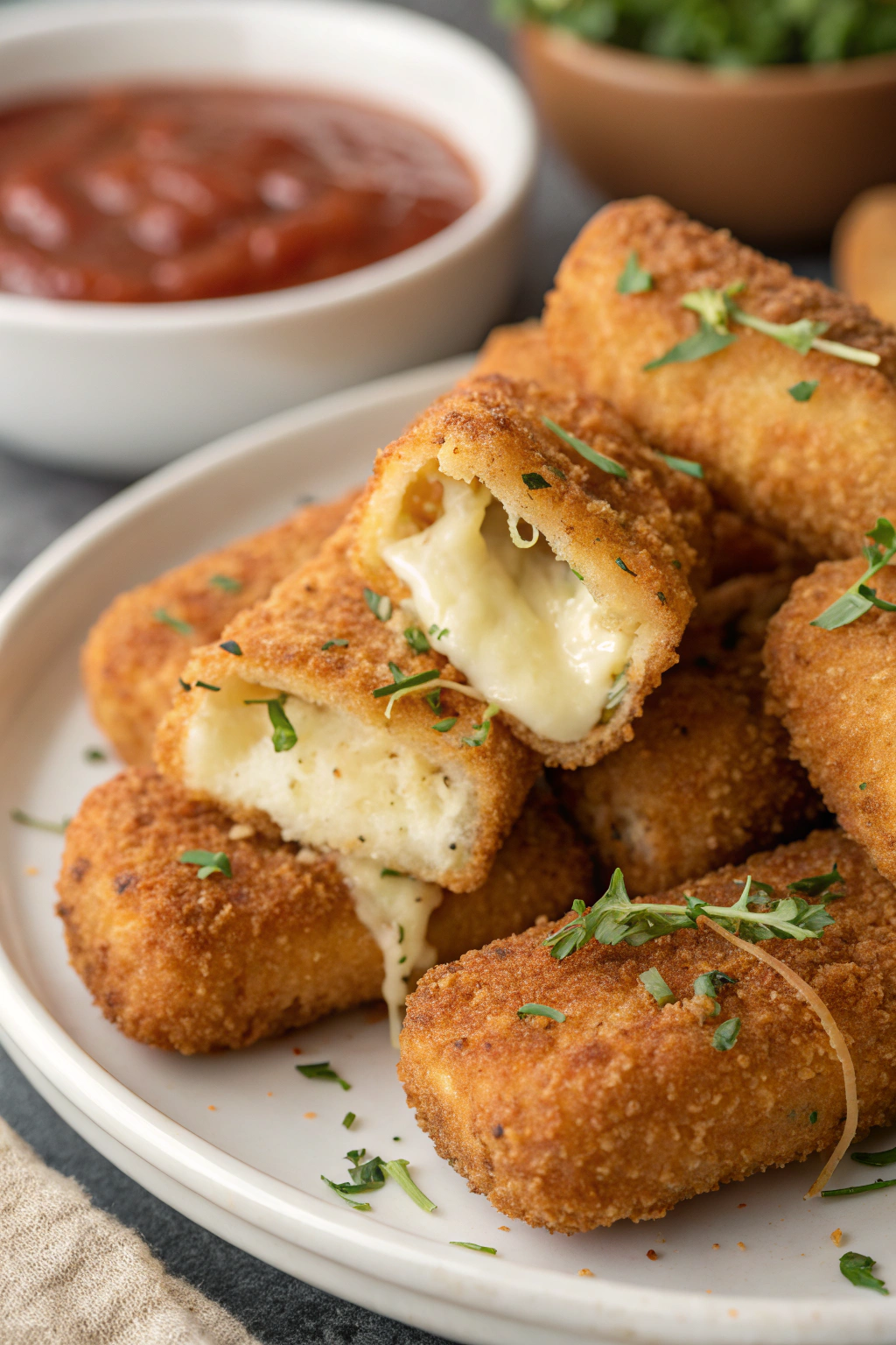 Air Fryer Mozzarella Sticks Recipe
