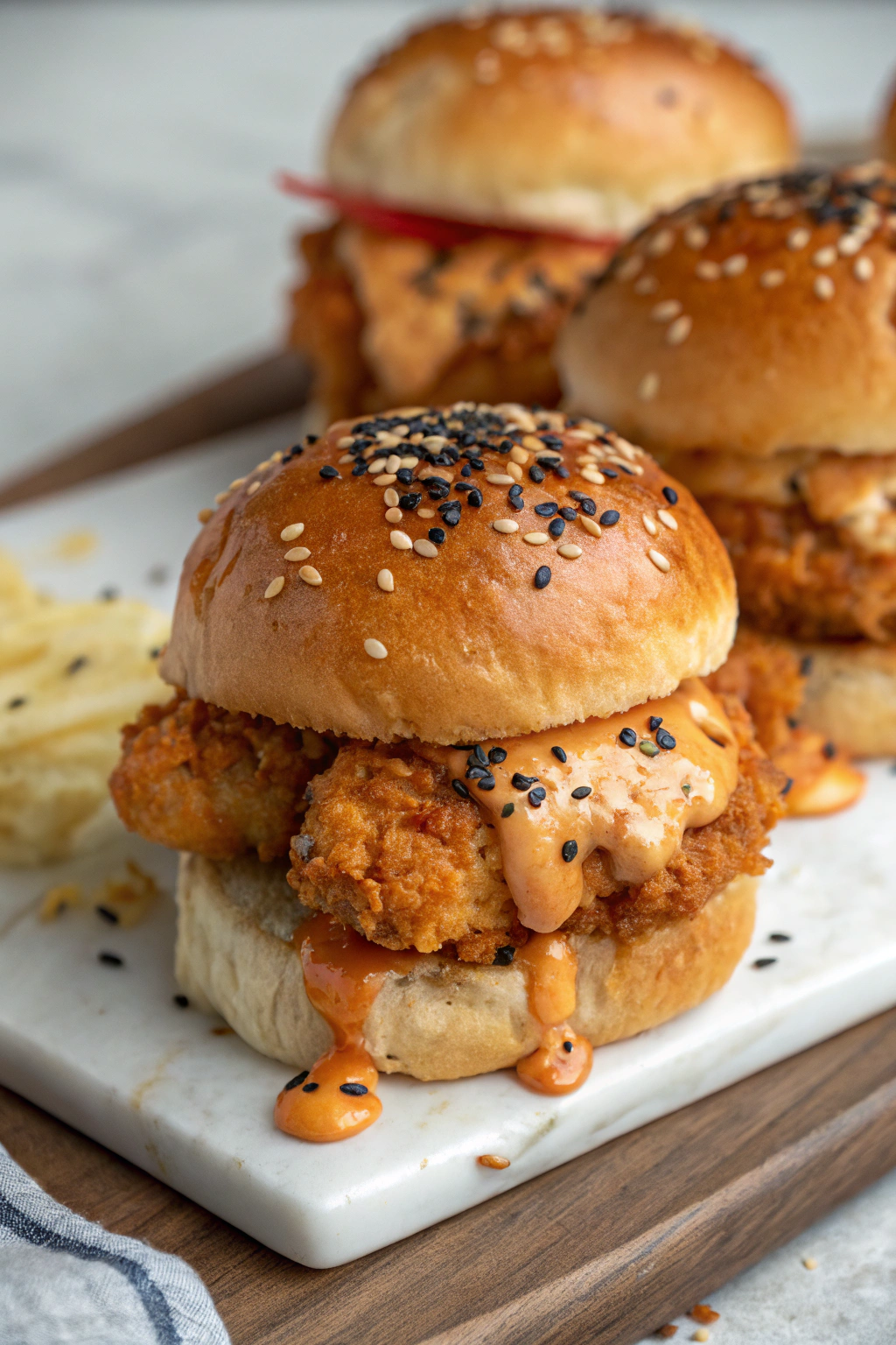 Bang Bang Chicken Sliders Recipe