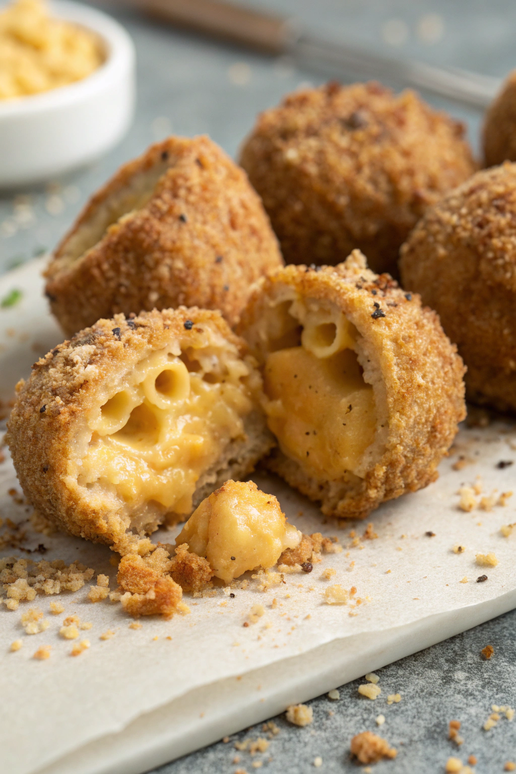 Crispy Air Fryer Mac and Cheese Balls Recipe