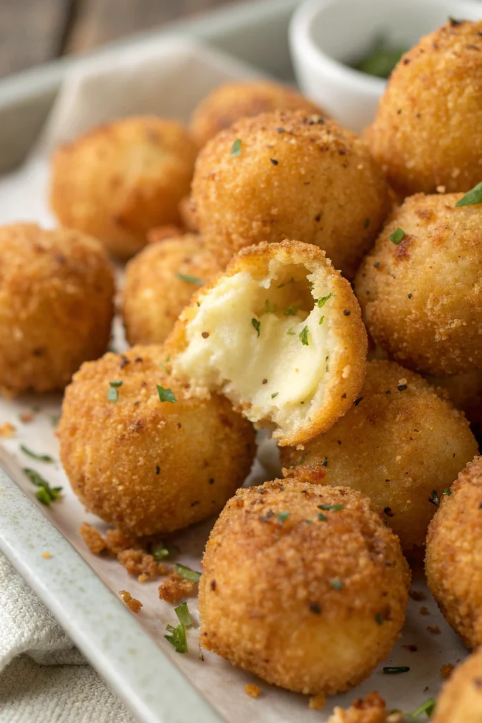 Easy Cheesy Parmesan Mozzarella Bites Recipe