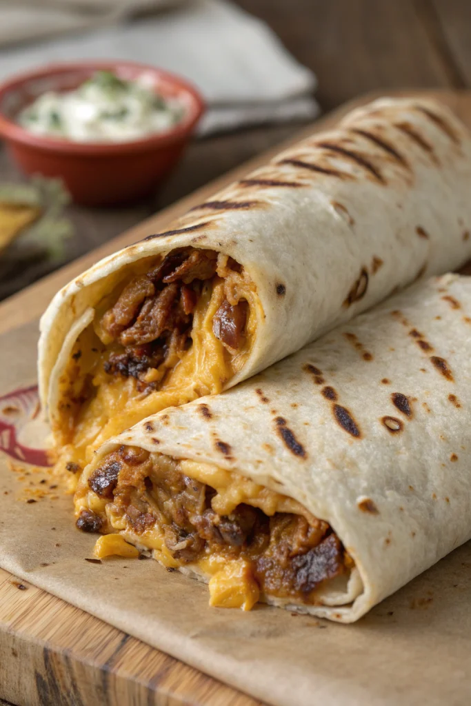 Easy Grilled Cheese Burrito Recipe
