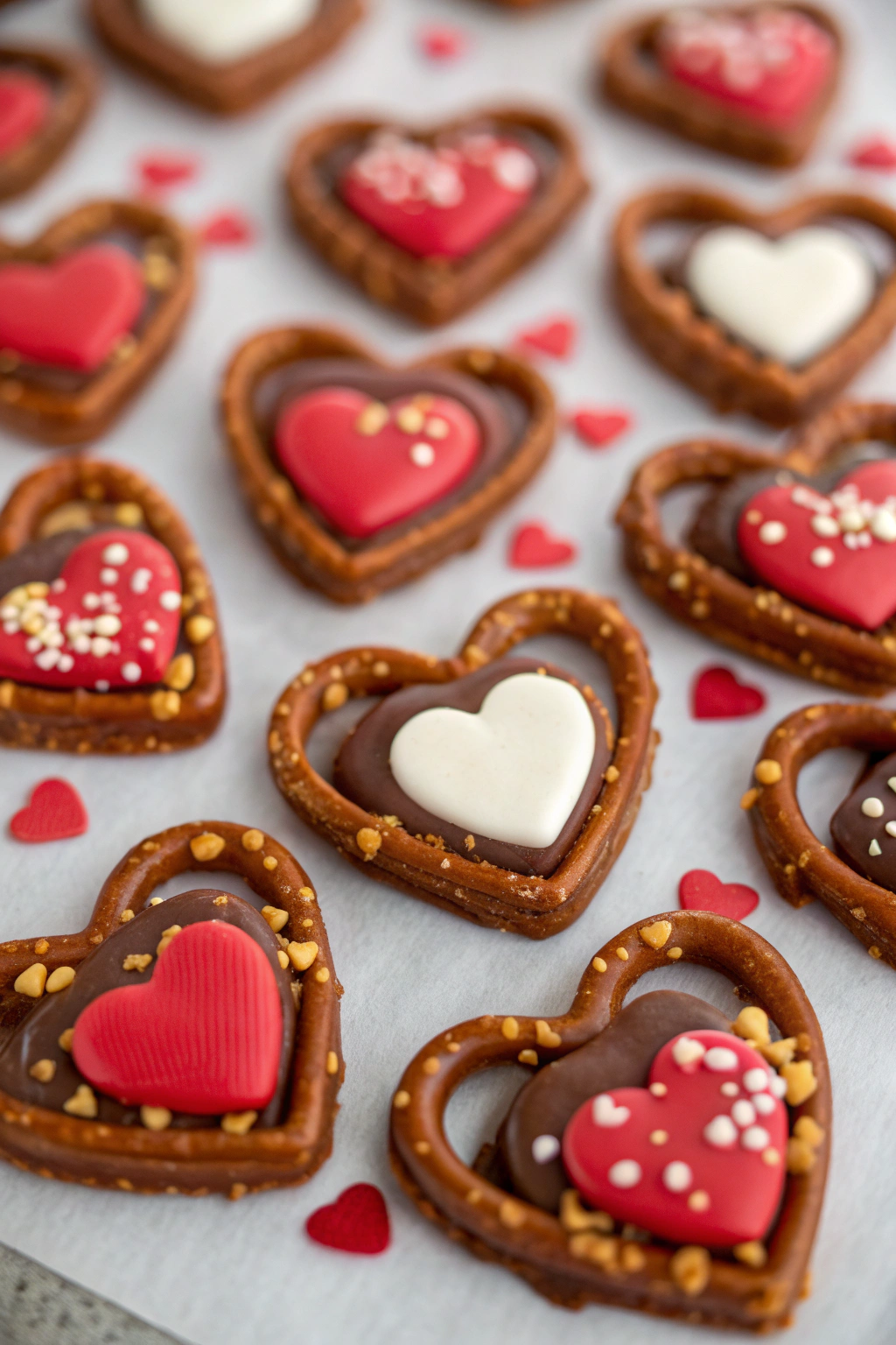 Easy Heart Pretzels Recipe