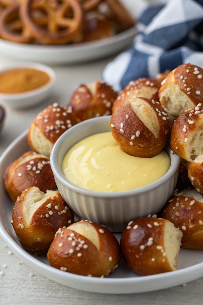 Easy Homemade Soft Pretzel Bites Recipe