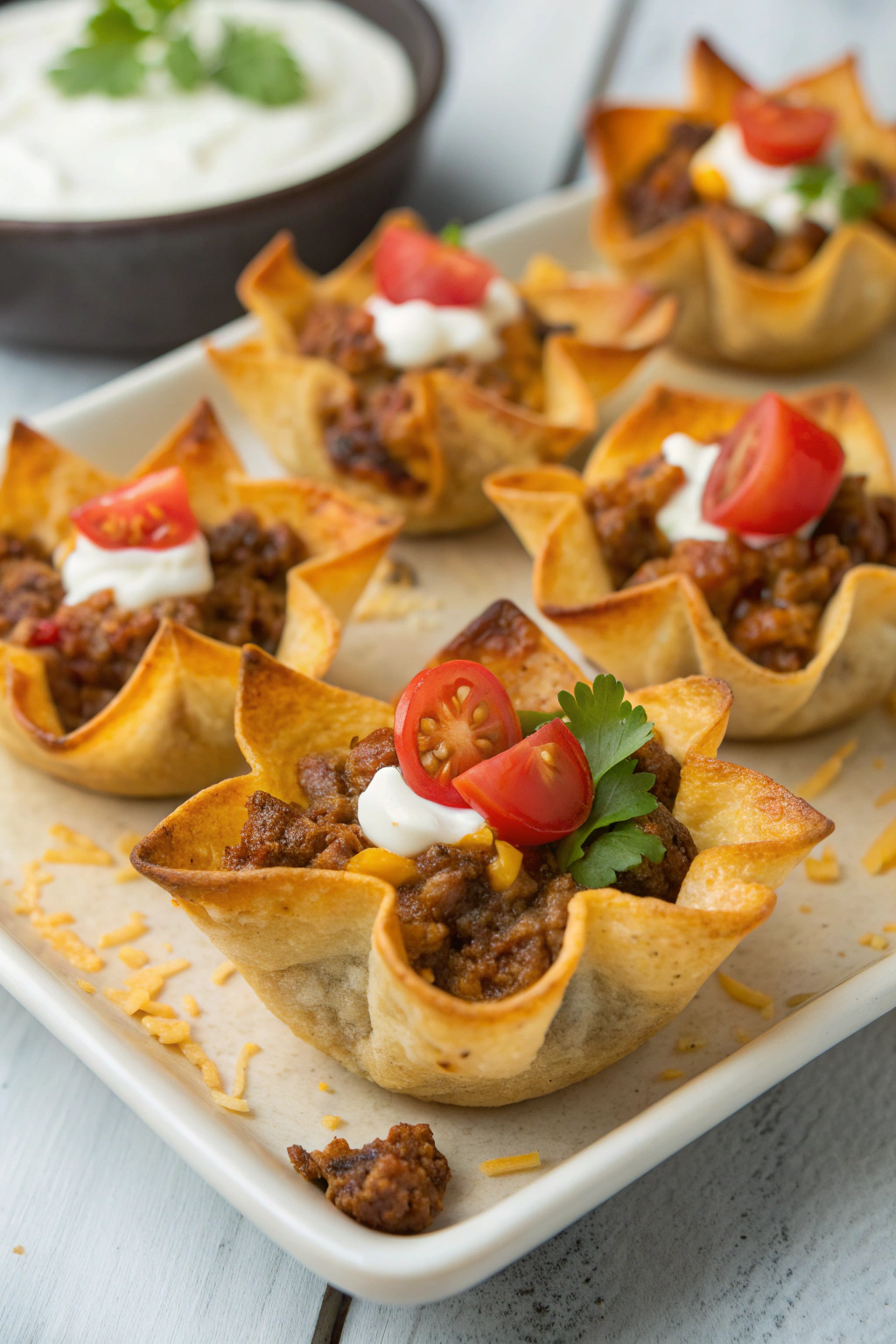 Easy Taco Cups Recipe