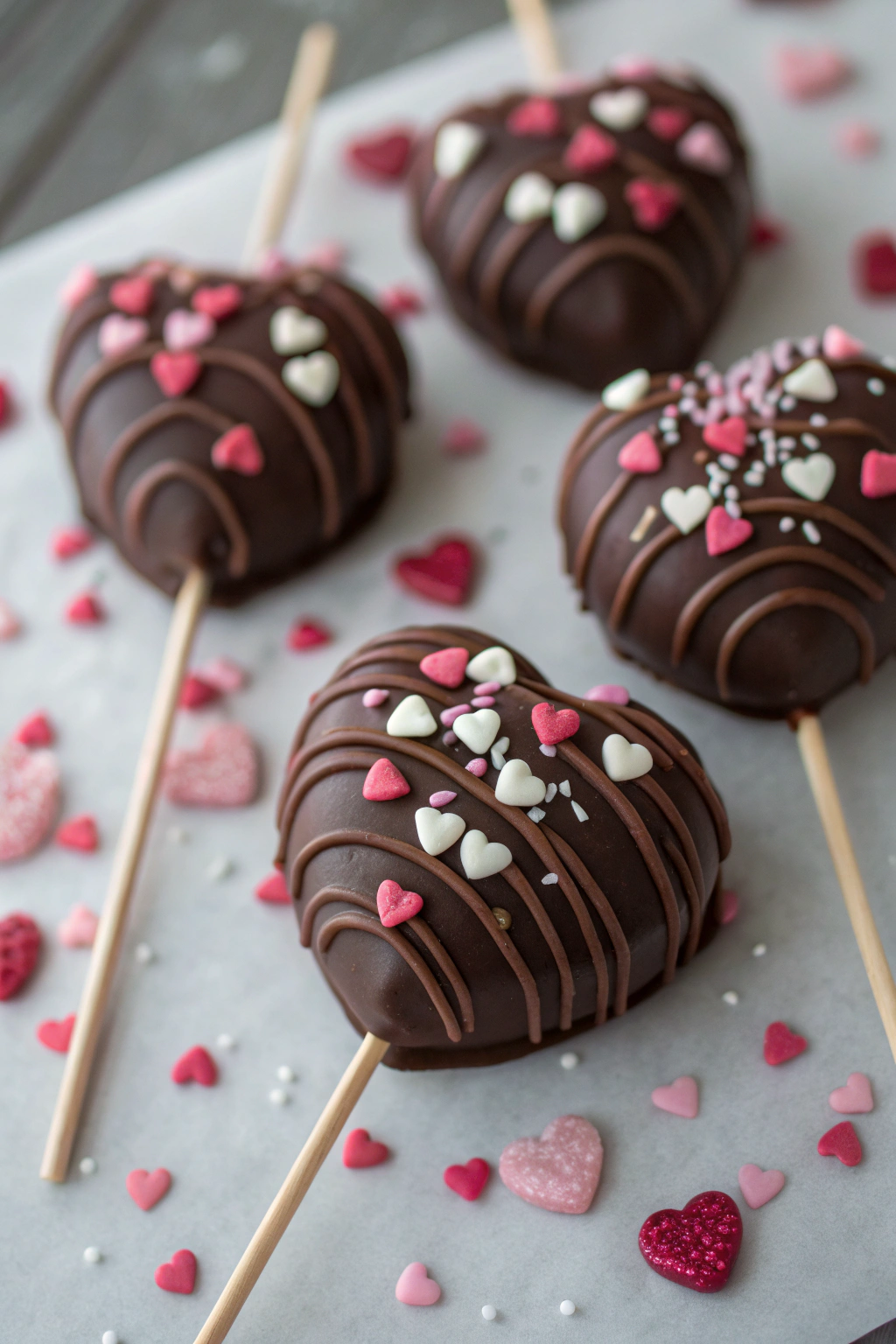 Heart Shaped Cake Pops Recipe
