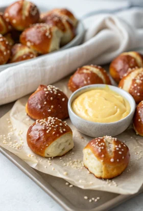 Hot Pretzels And Cheese Dip Recipe