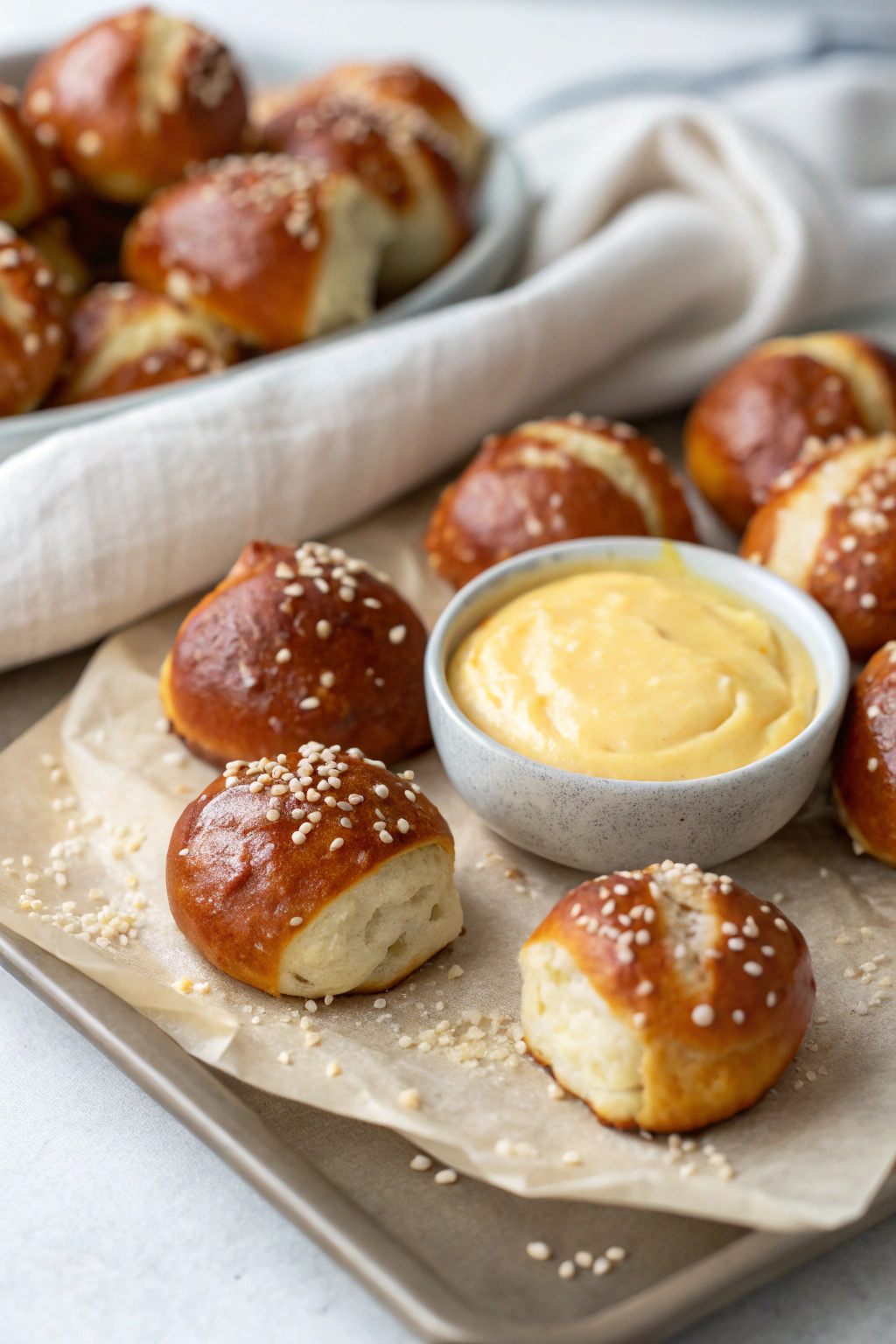 Hot Pretzels And Cheese Dip Recipe