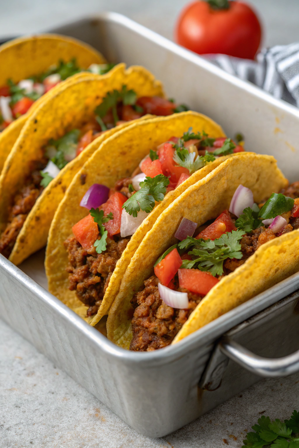 Oven-Baked Cheesy Tacos Recipe