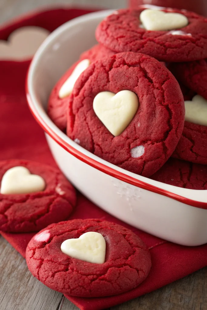 Red Velvet Heart Cookies Recipe