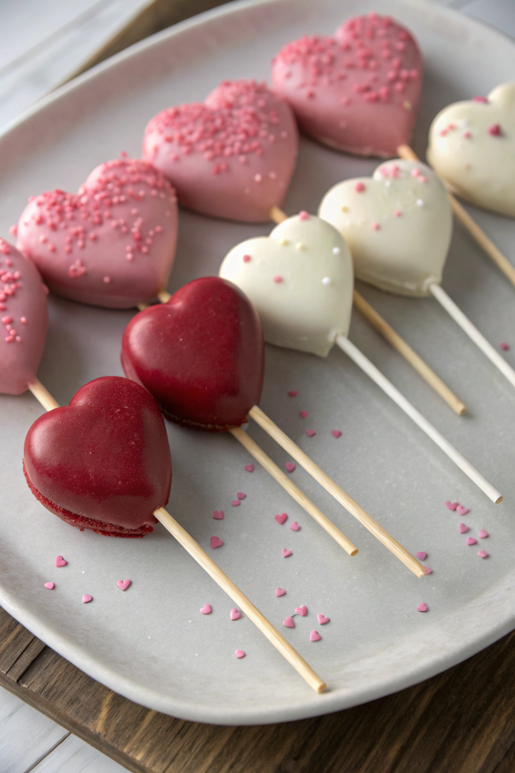 Red Velvet Heart Pops Recipe