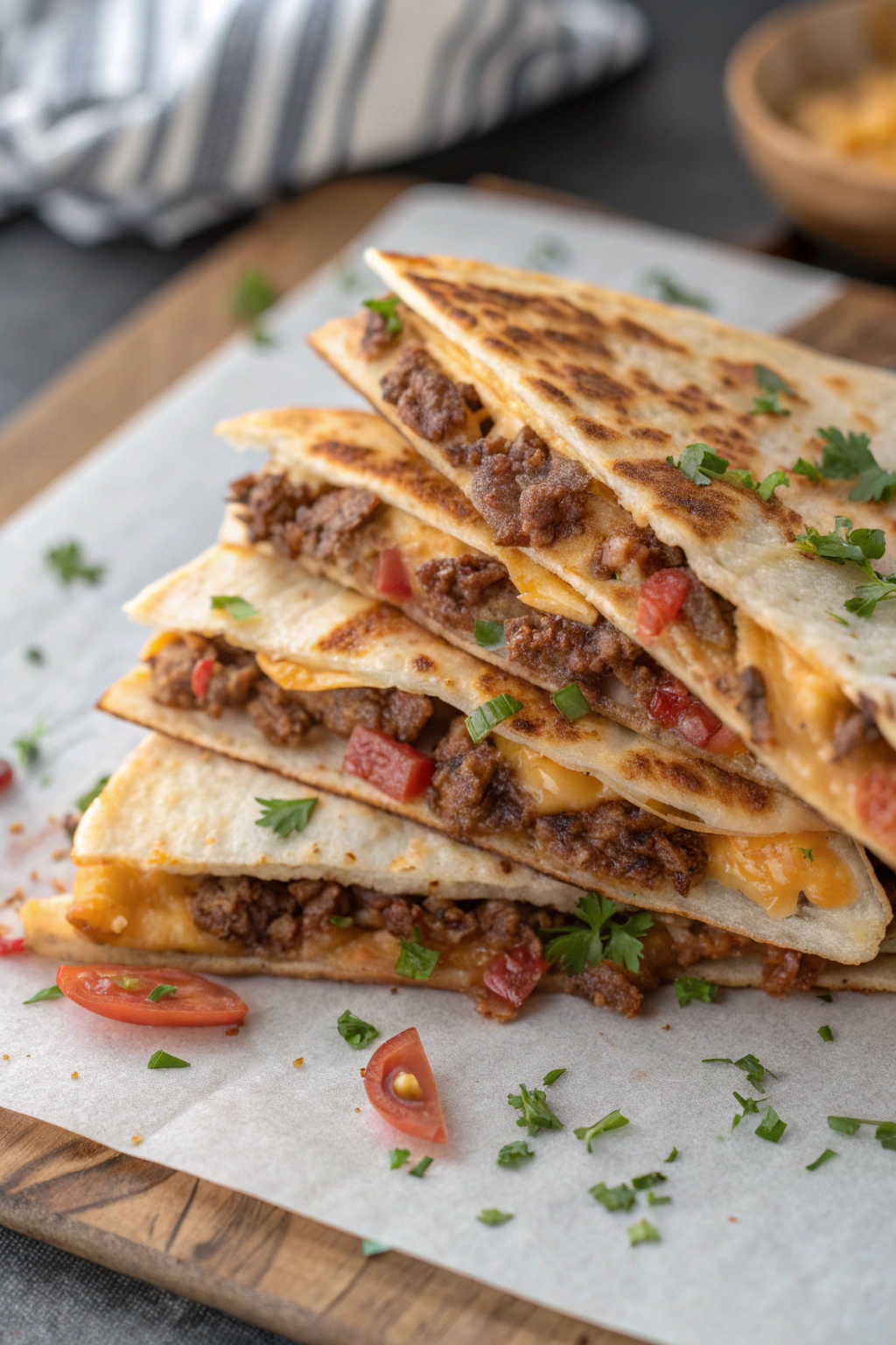 Smashburger Quesadillas Recipe