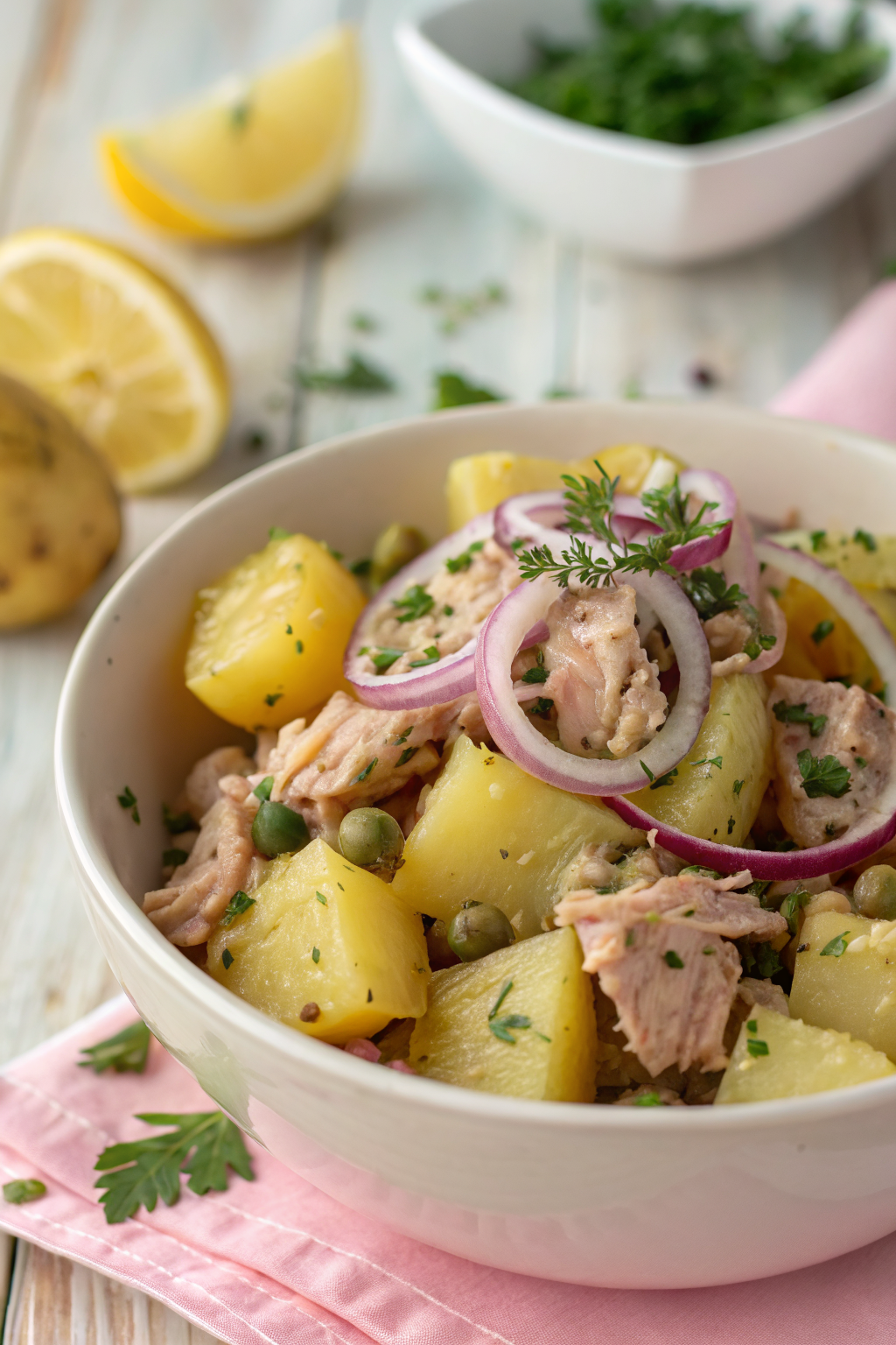 Italian Tuna Potato Salad