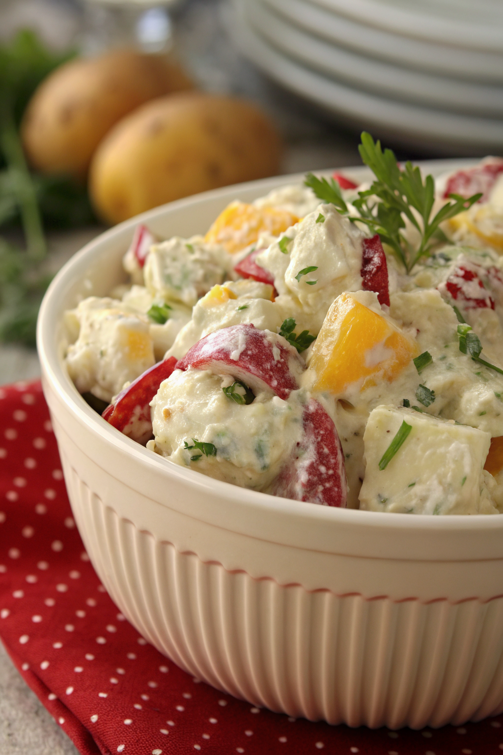 Parmesan Dill Potato Salad