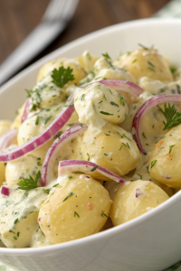 Sour Cream and Onion Potato Salad