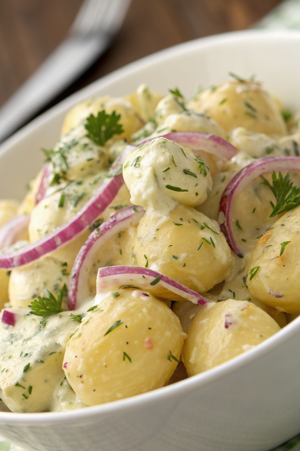Sour Cream and Onion Potato Salad