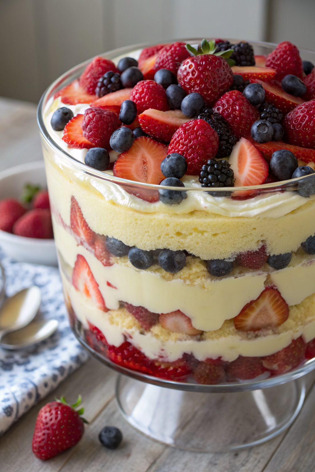 Angel Food Berry Trifle Recipe
