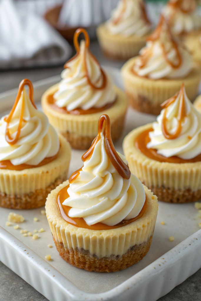 Apple Crisp Mini Cheesecakes Recipe