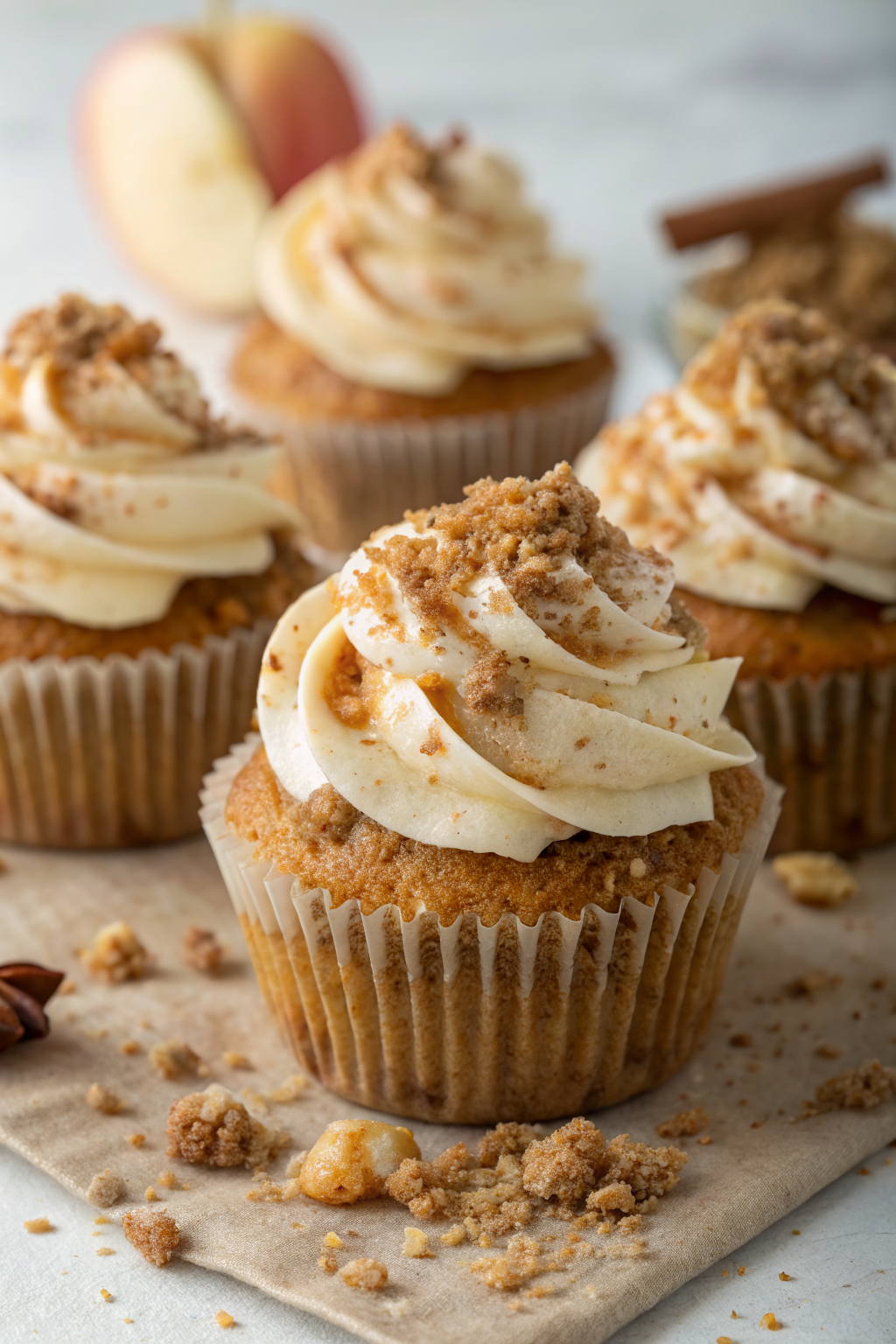 Apple Crumble Cupcakes Recipe