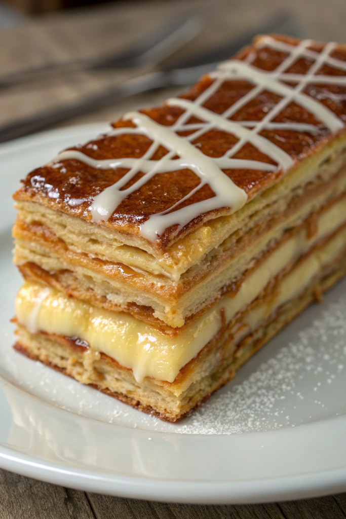 Apple Mille Feuille with Vanilla Custard Recipe