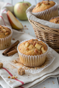Apple Muffins with Crumb Topping