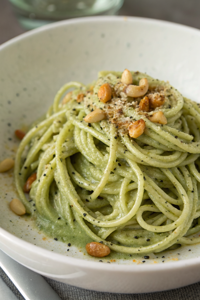 Avocado Pesto Zucchini Noodles Recipe
