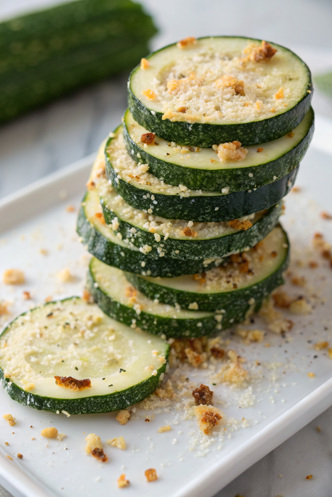 Baked Parmesan Zucchini Chips