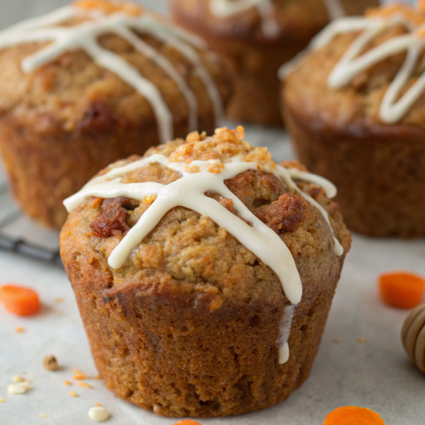 Carrot Cake Zucchini Muffins Recipe