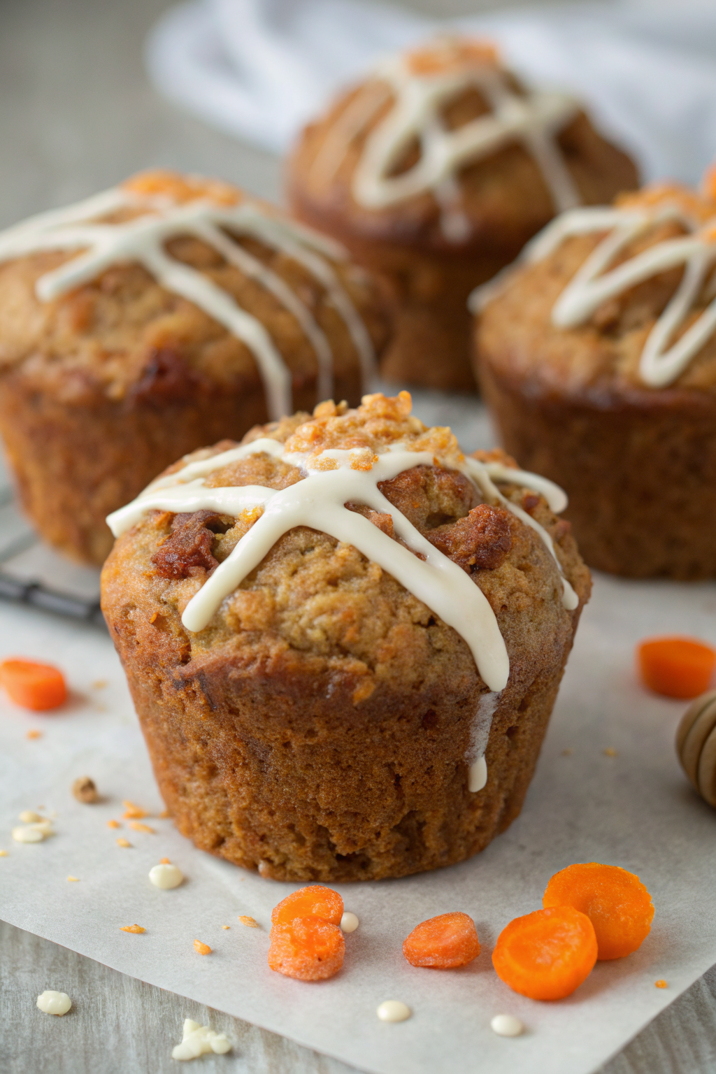 Carrot Cake Zucchini Muffins Recipe