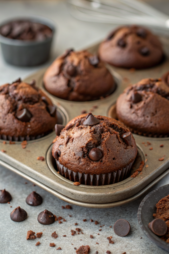 Chocolate Zucchini Muffins Recipe