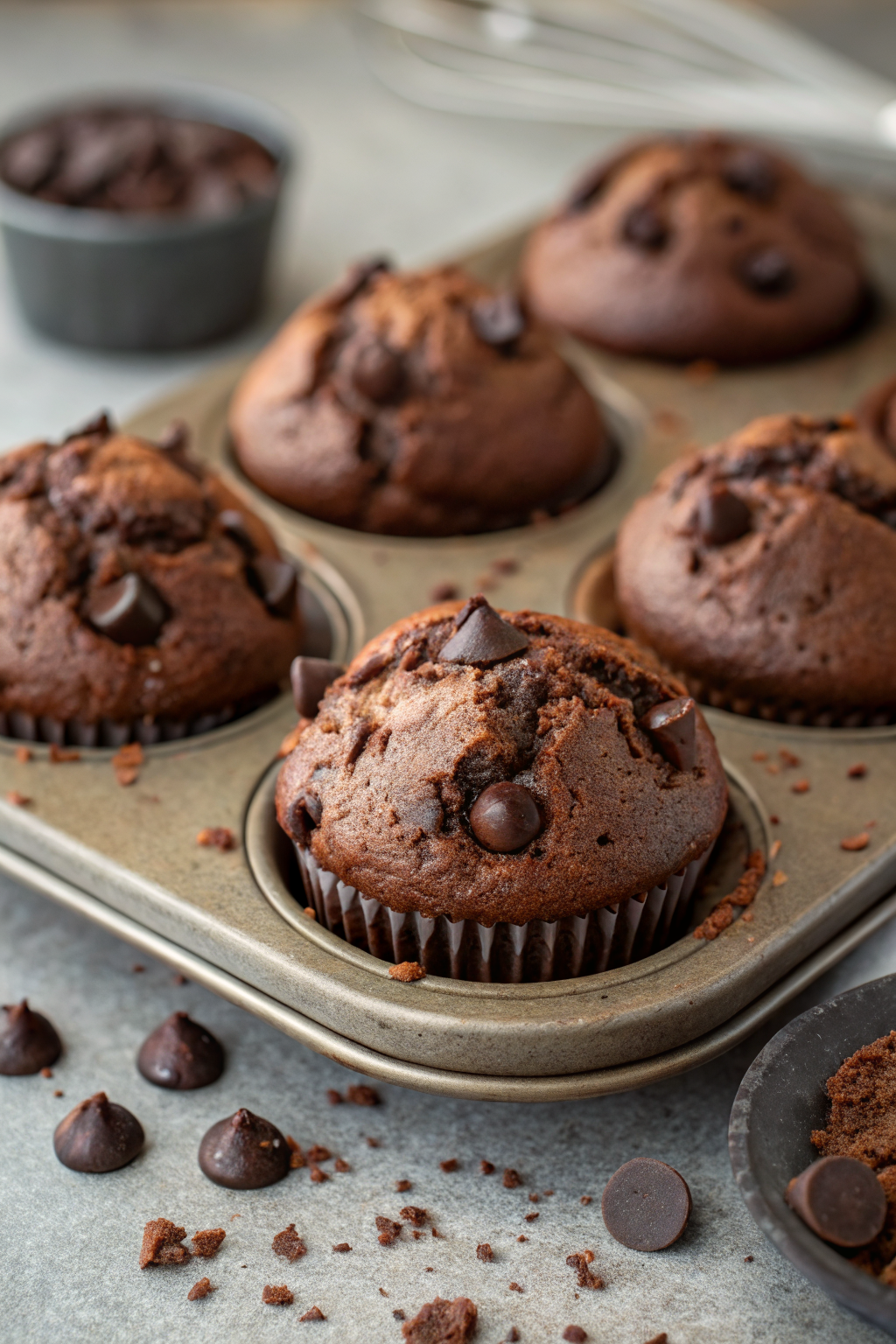 Chocolate Zucchini Muffins Recipe
