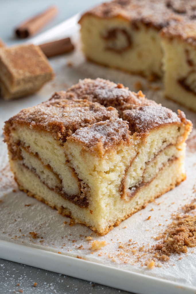 Cinnamon Sugar Zucchini Coffee Cake