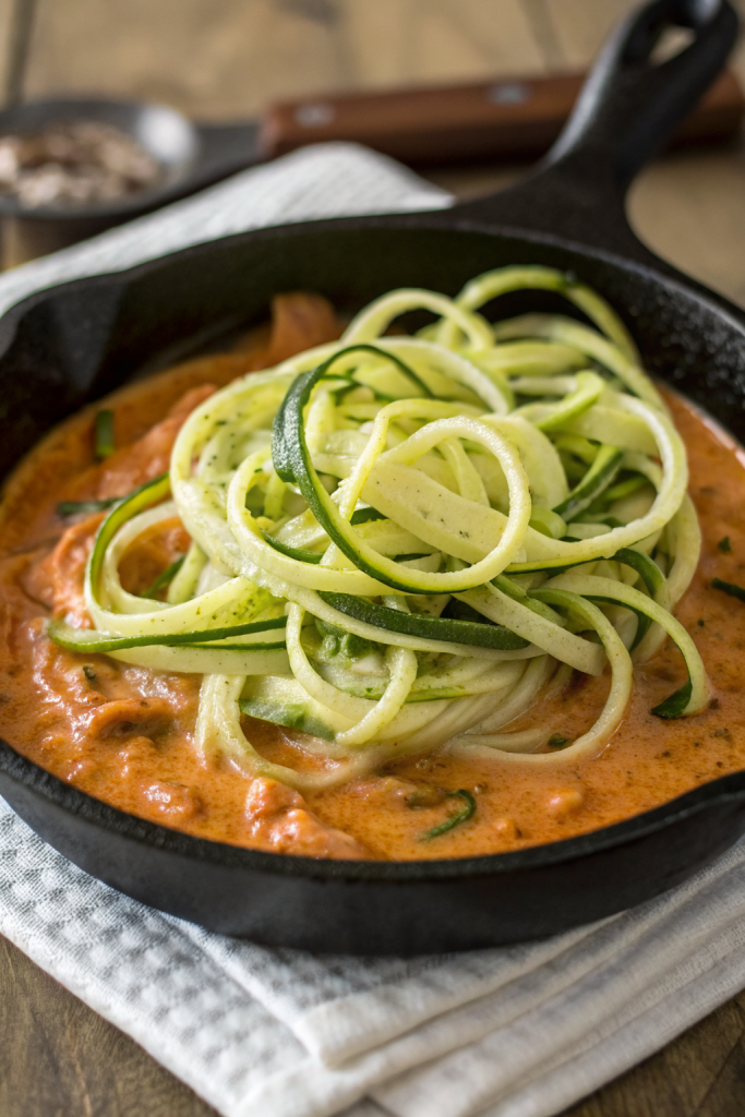 Creamy Tomato Sauce with Zoodles
