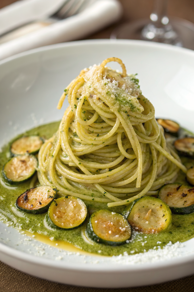 Creamy Zucchini Lemon Pasta Recipe