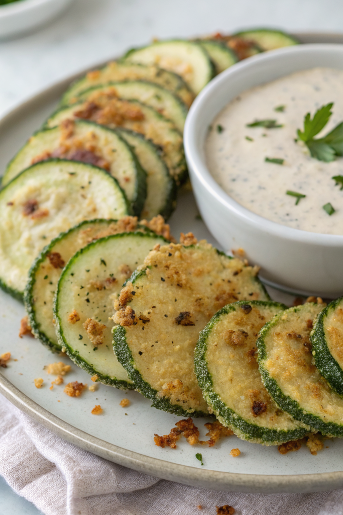 Crispy Baked Zucchini Chips Recipe