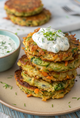 Crispy Zucchini Fritters Recipe