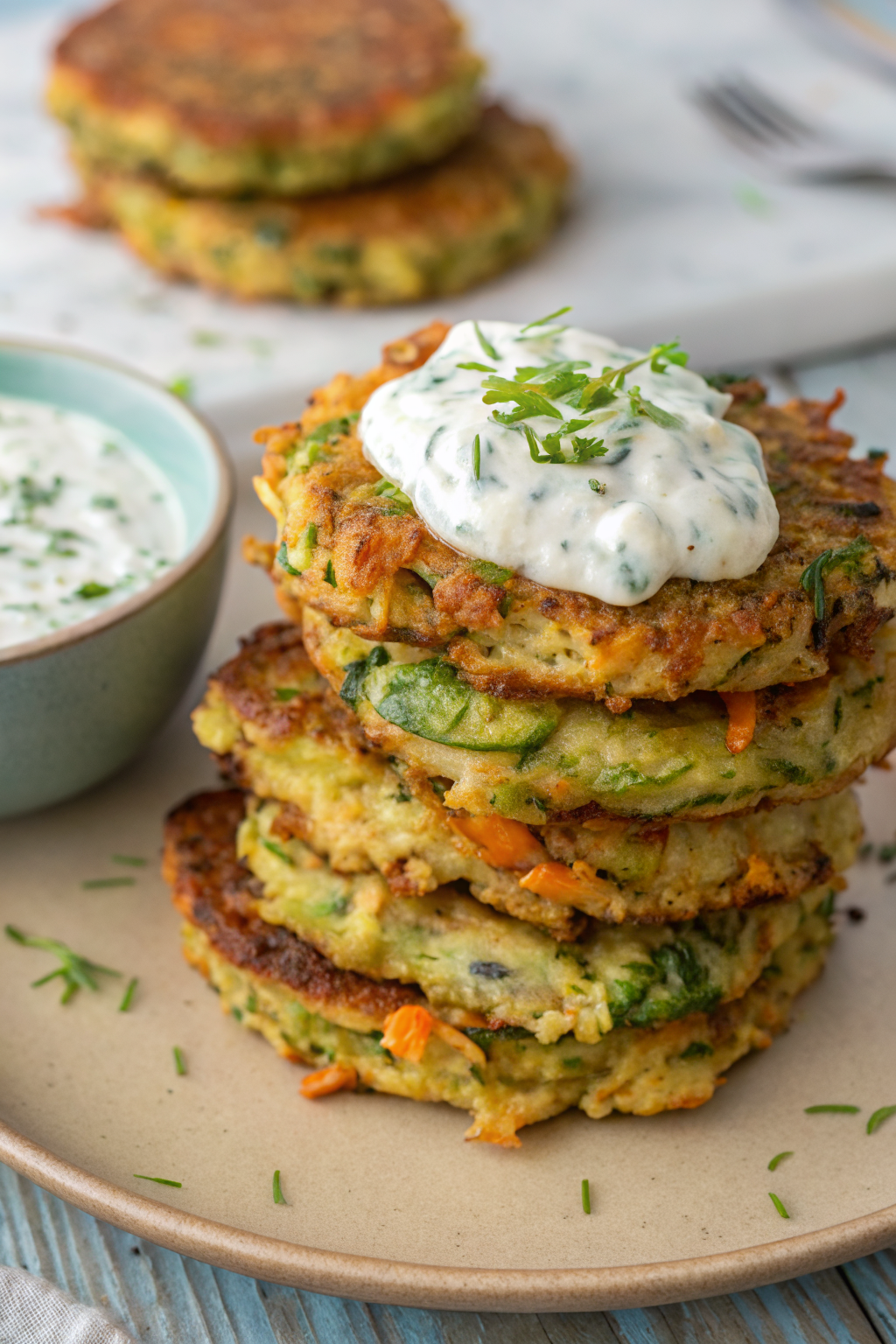 Crispy Zucchini Fritters Recipe