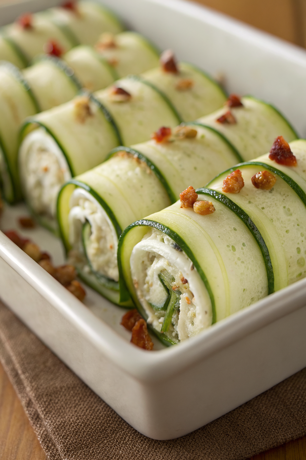 Easy Zucchini Lasagna Rolls Recipe