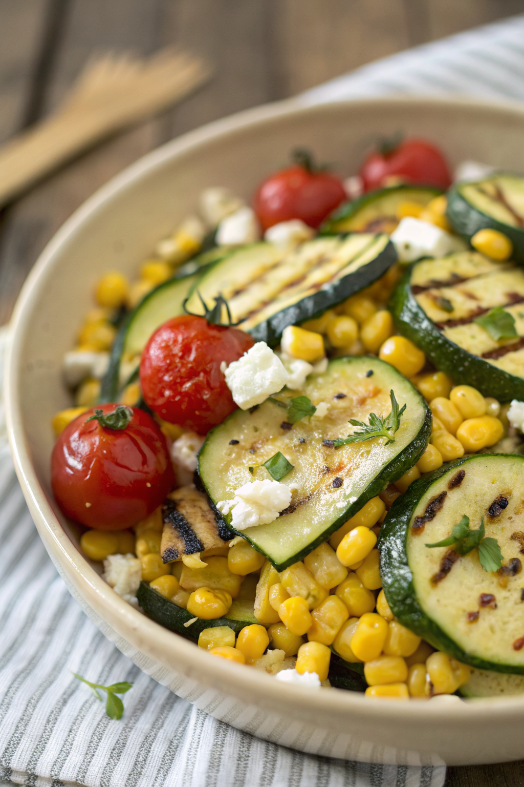 Grilled Zucchini Salad