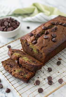 Healthy Chocolate Zucchini Bread Recipe