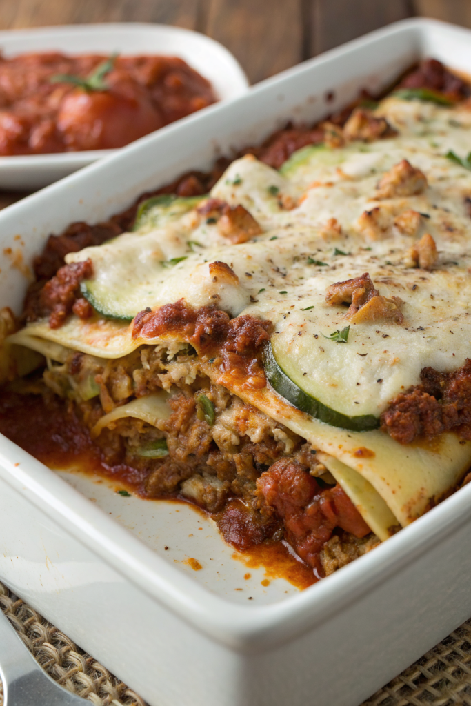 Keto Zucchini Lasagna Recipe
