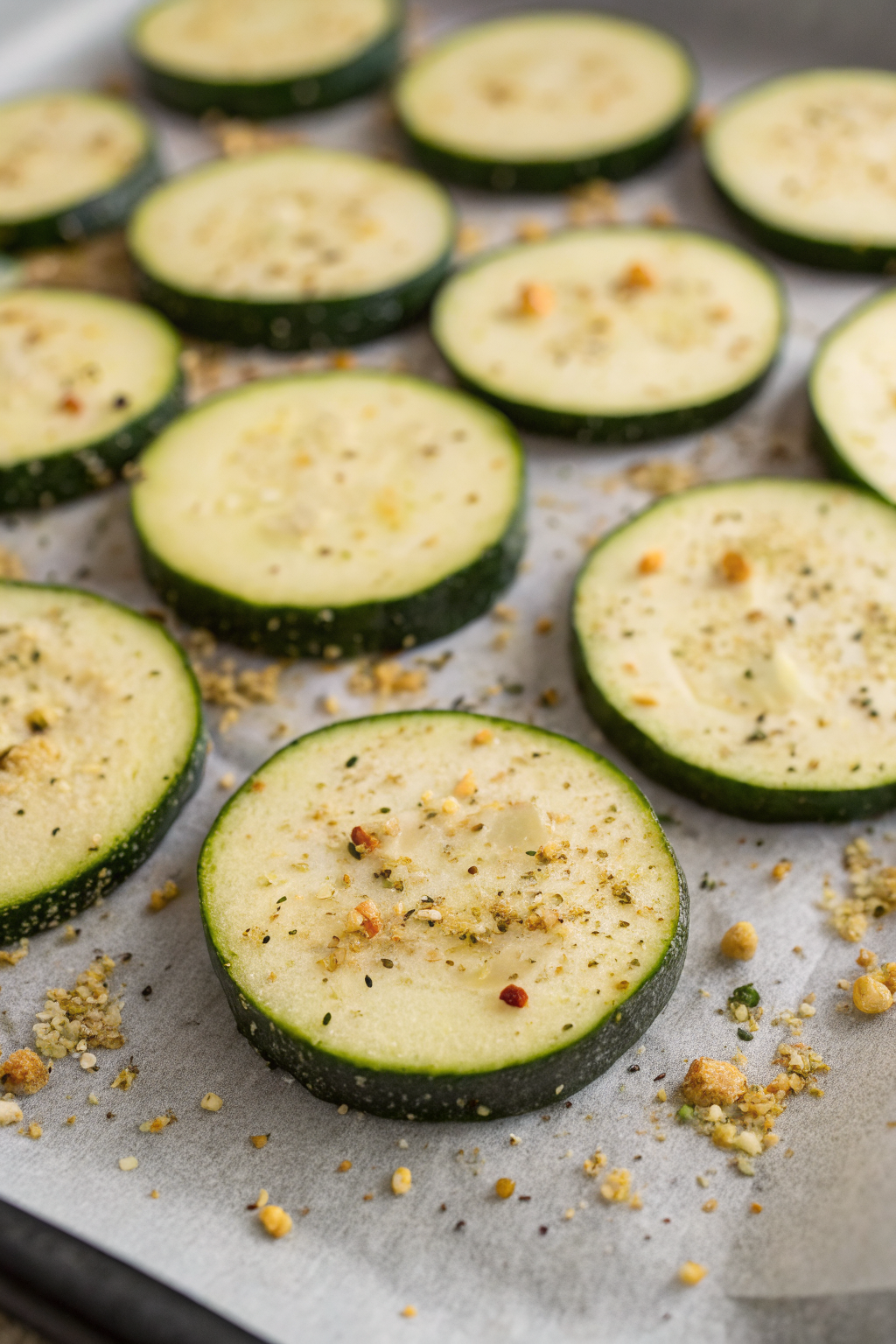 Low Calorie Zucchini Chips