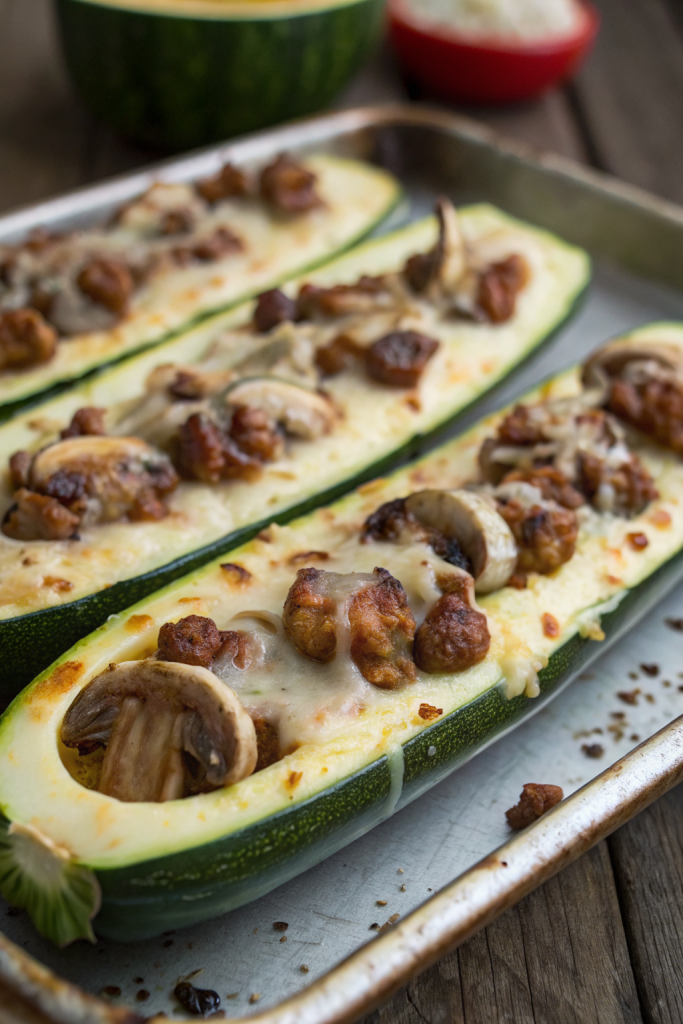 Low-Carb Ricotta-Stuffed Zucchini Recipe