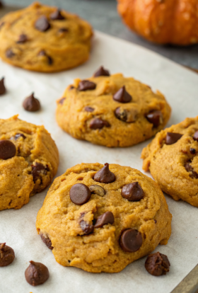 Pumpkin Chocolate Chip Cookies Recipe