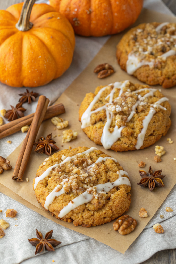 Pumpkin Coffee Cake Cookies Recipe