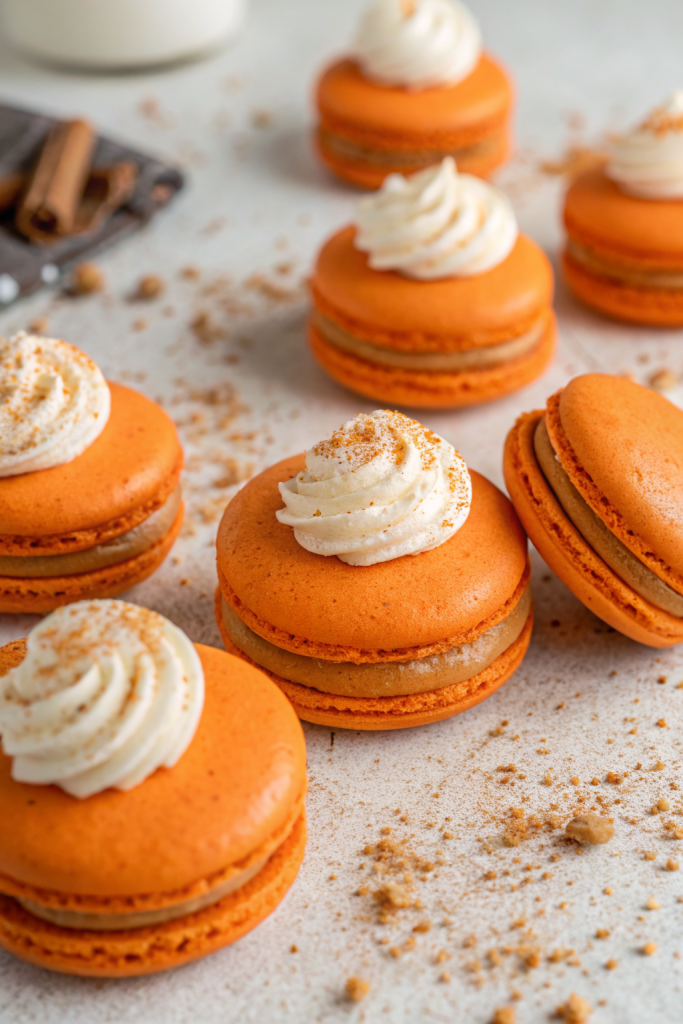 Pumpkin Pie Macarons Recipe