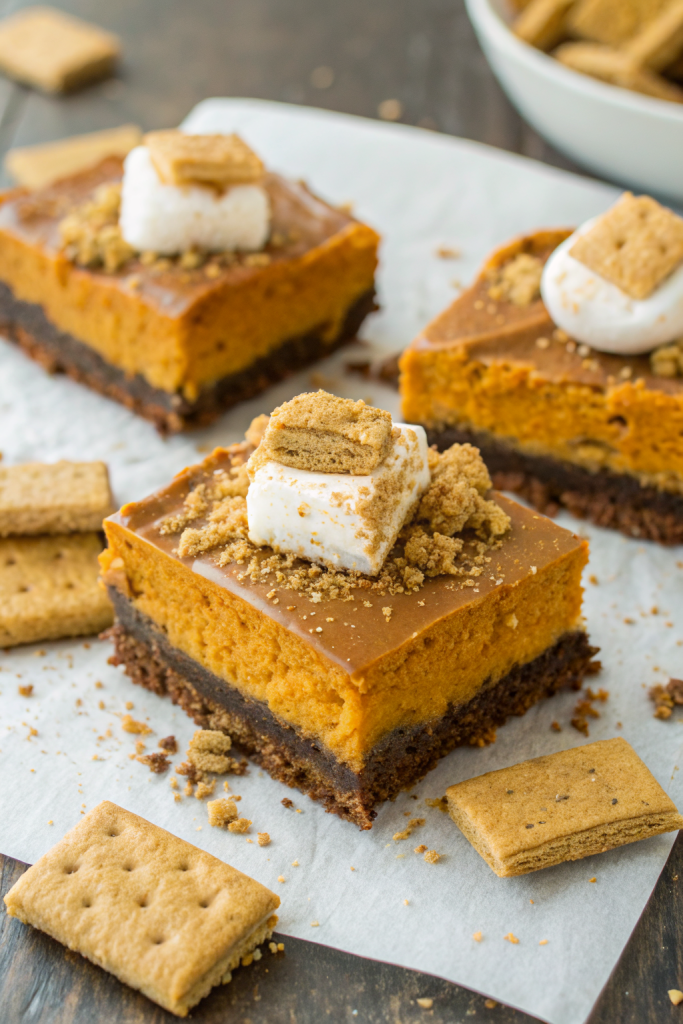 Pumpkin S'mores Bars Recipe