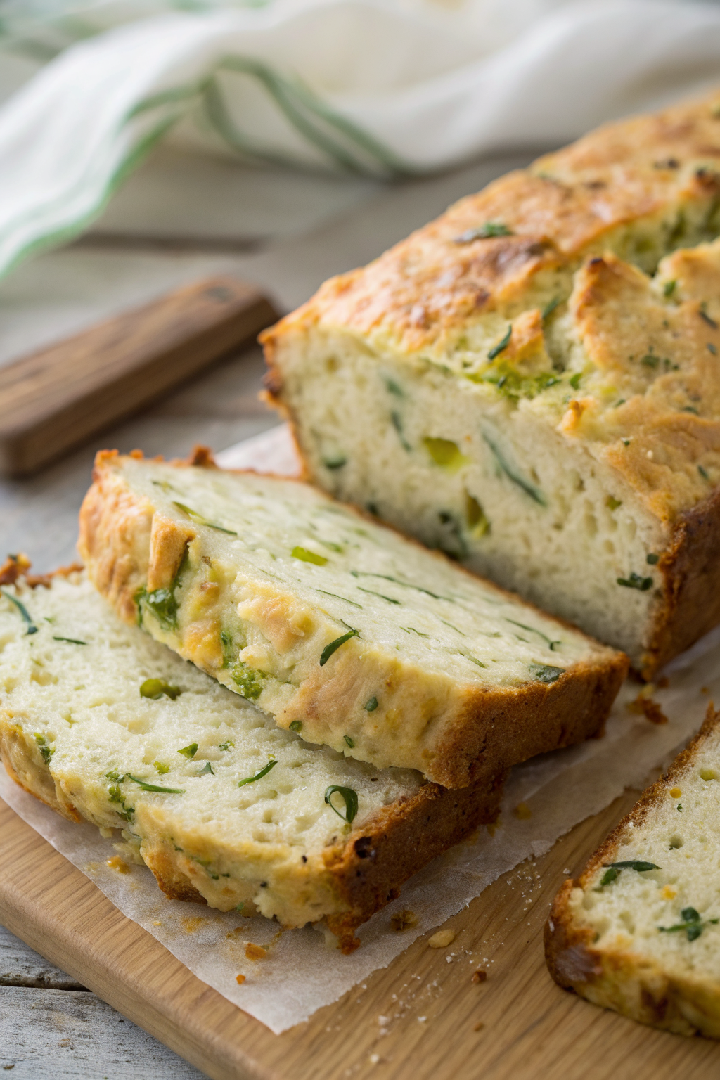 Savory Cheddar Zucchini Bread