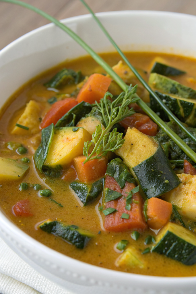 Summer Spinach And Zucchini Soup Recipe