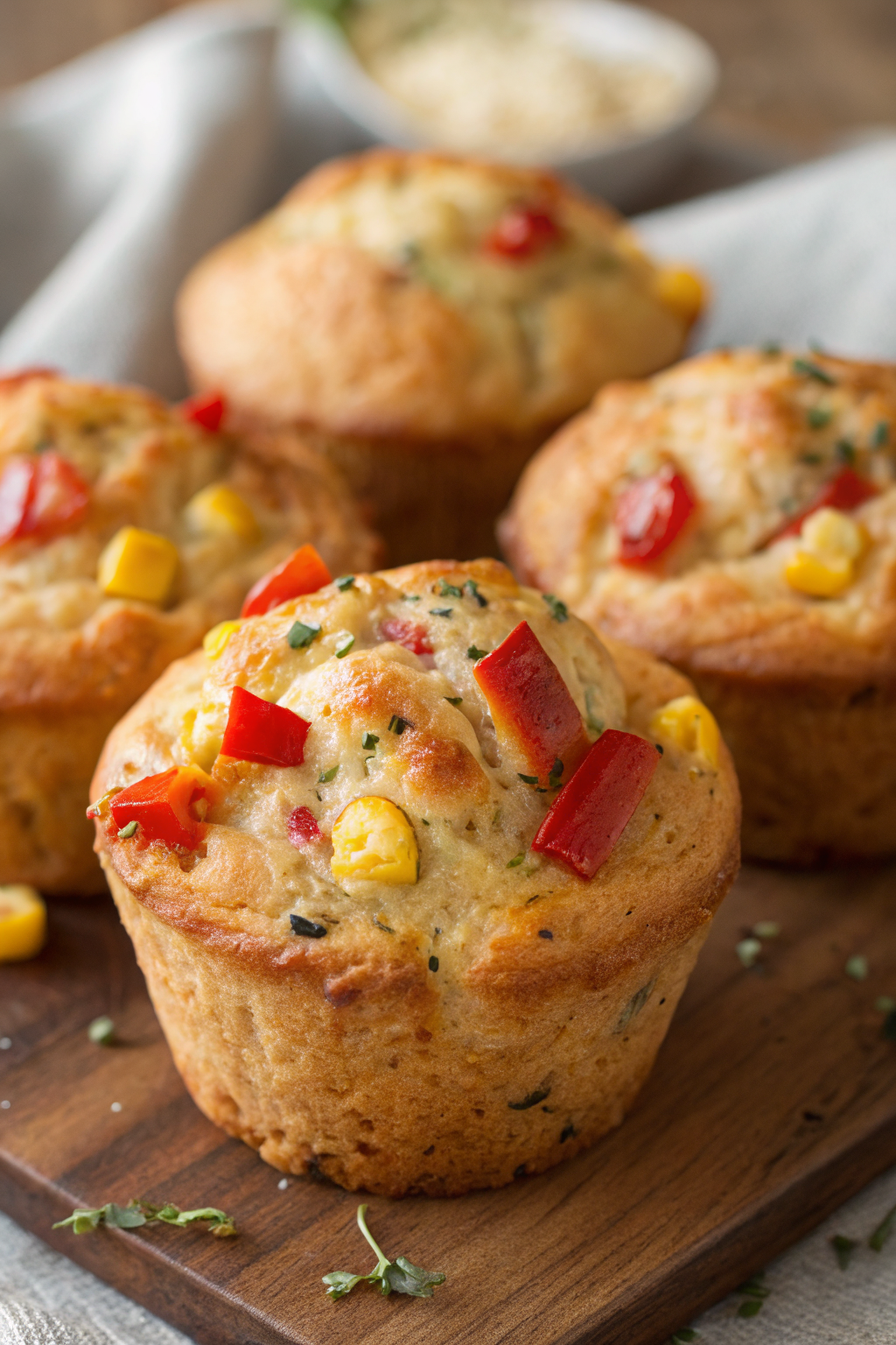 Zucchini Cheese Muffins Recipe