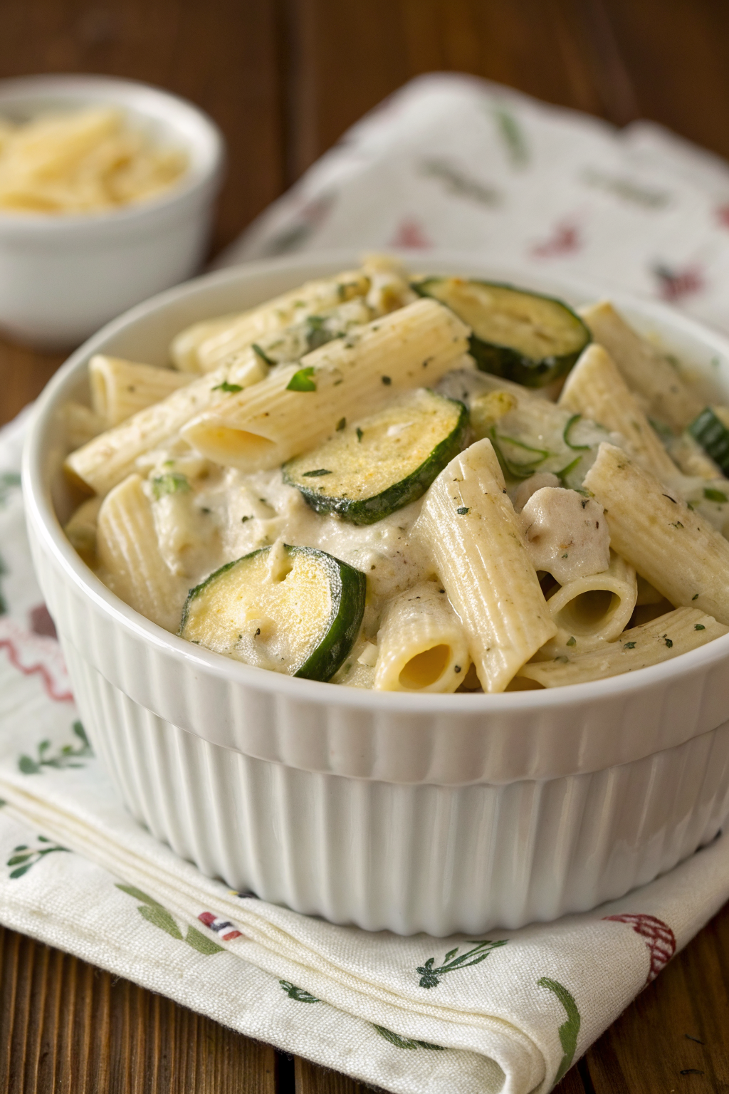 Zucchini Cream Cheese Pasta Recipe